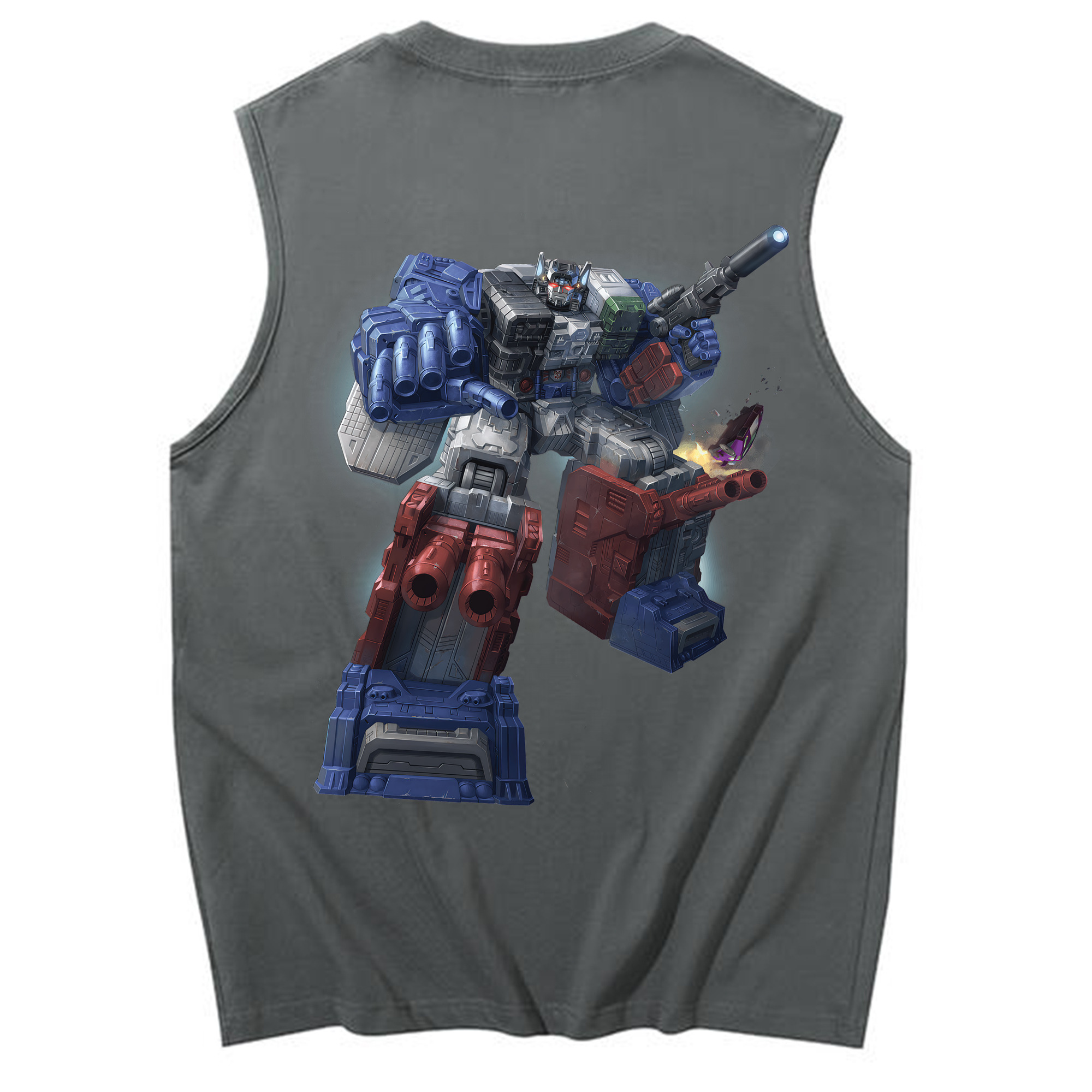 （画像用） Transformers トランスフォーマー コットン100％タンクトップ（背面プリント）